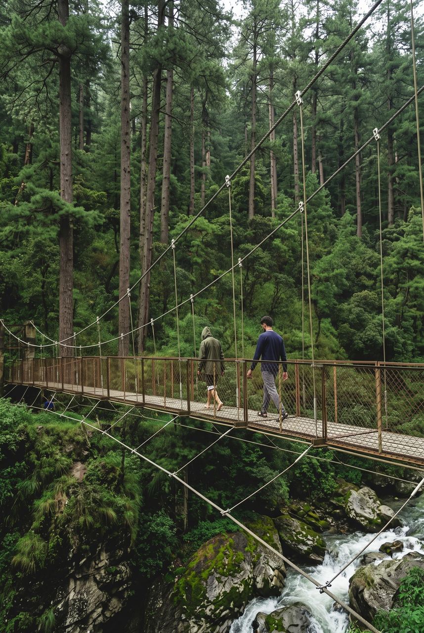 David Scott Trek trek route through Mawphlang, Meghalaya — Hard difficulty, 5–7 hours